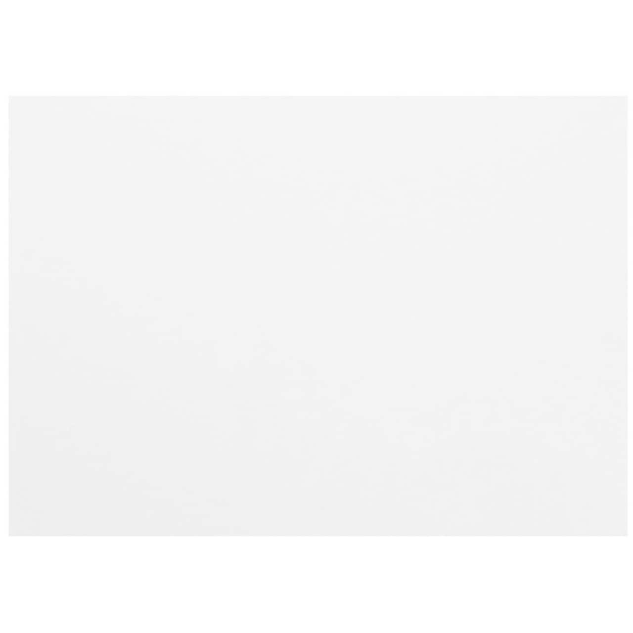 JAM Paper 5" x 6" White Blank Flat Note Cards